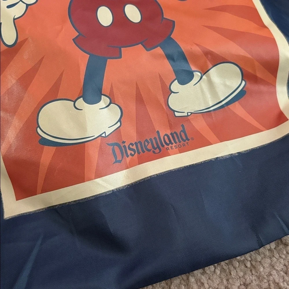 Disney Parks- Disneyland Mickey Mouse Navy and Royal Blue Drawstring Bag